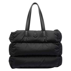 MONCLER Puffer Tote Bag Men BLACK Crossbody